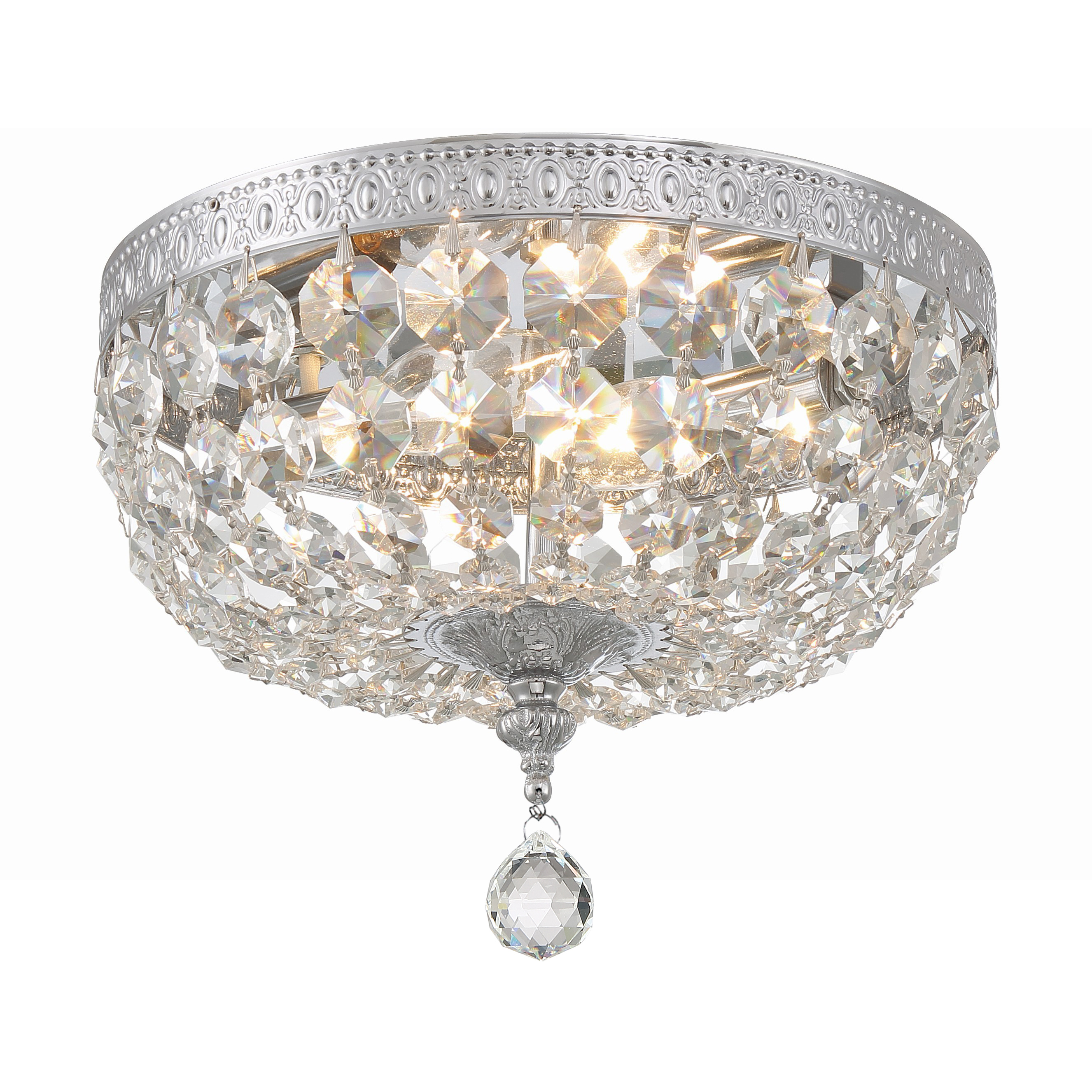 Rawson 2 Light 10 inch Chrome Ceiling Mount Ceiling Light