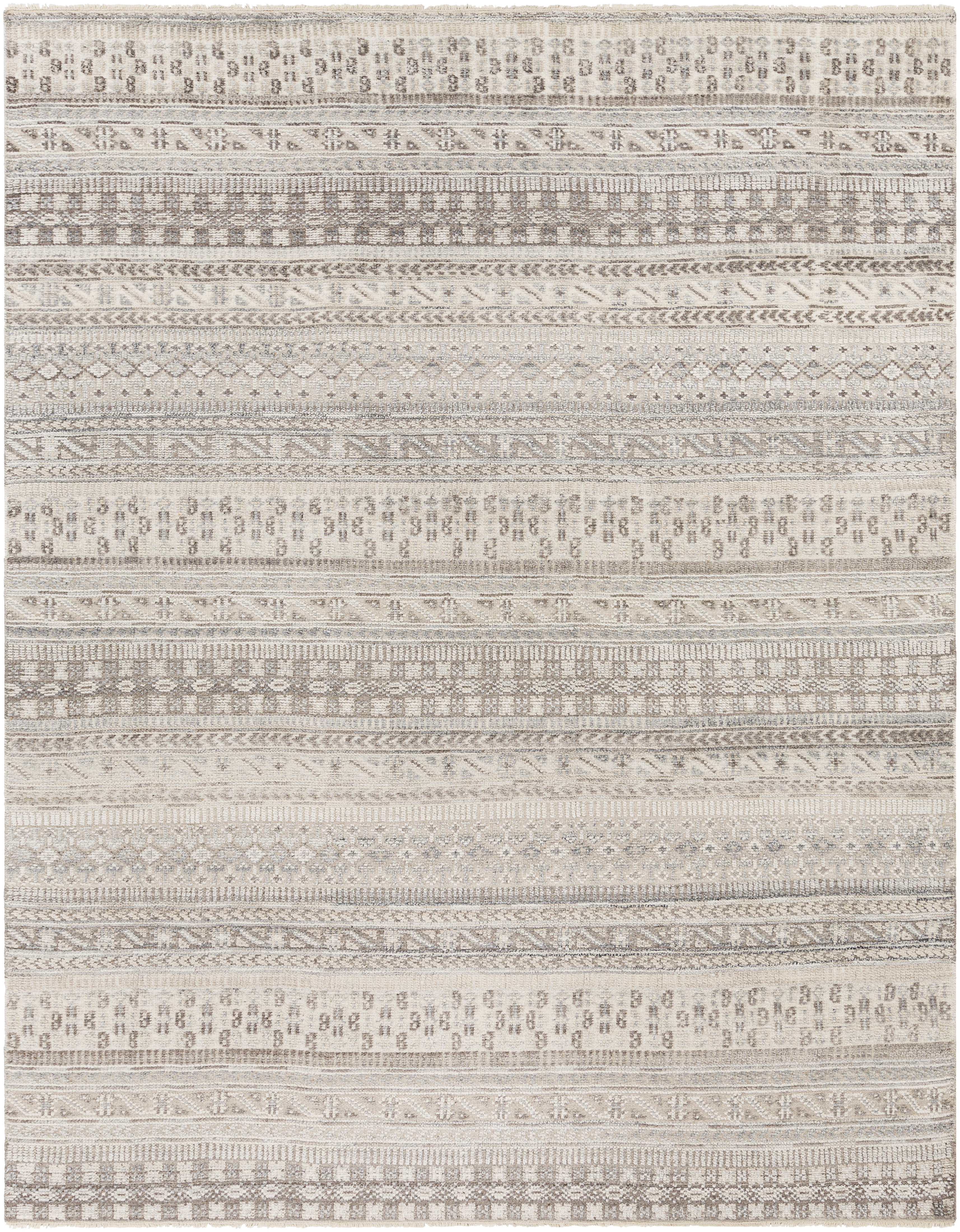 Hollis 120 X 96 inch Medium Brown Rug, Rectangle
