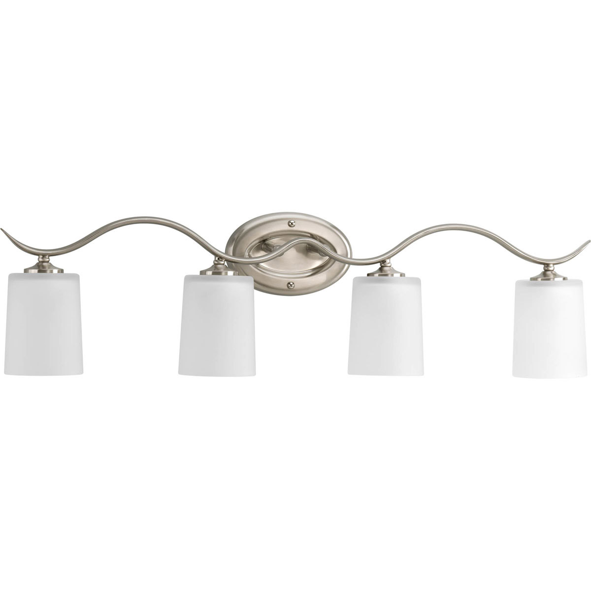 Mark 4 Light 31 inch Brushed Nickel Bath Vanity Wall Light