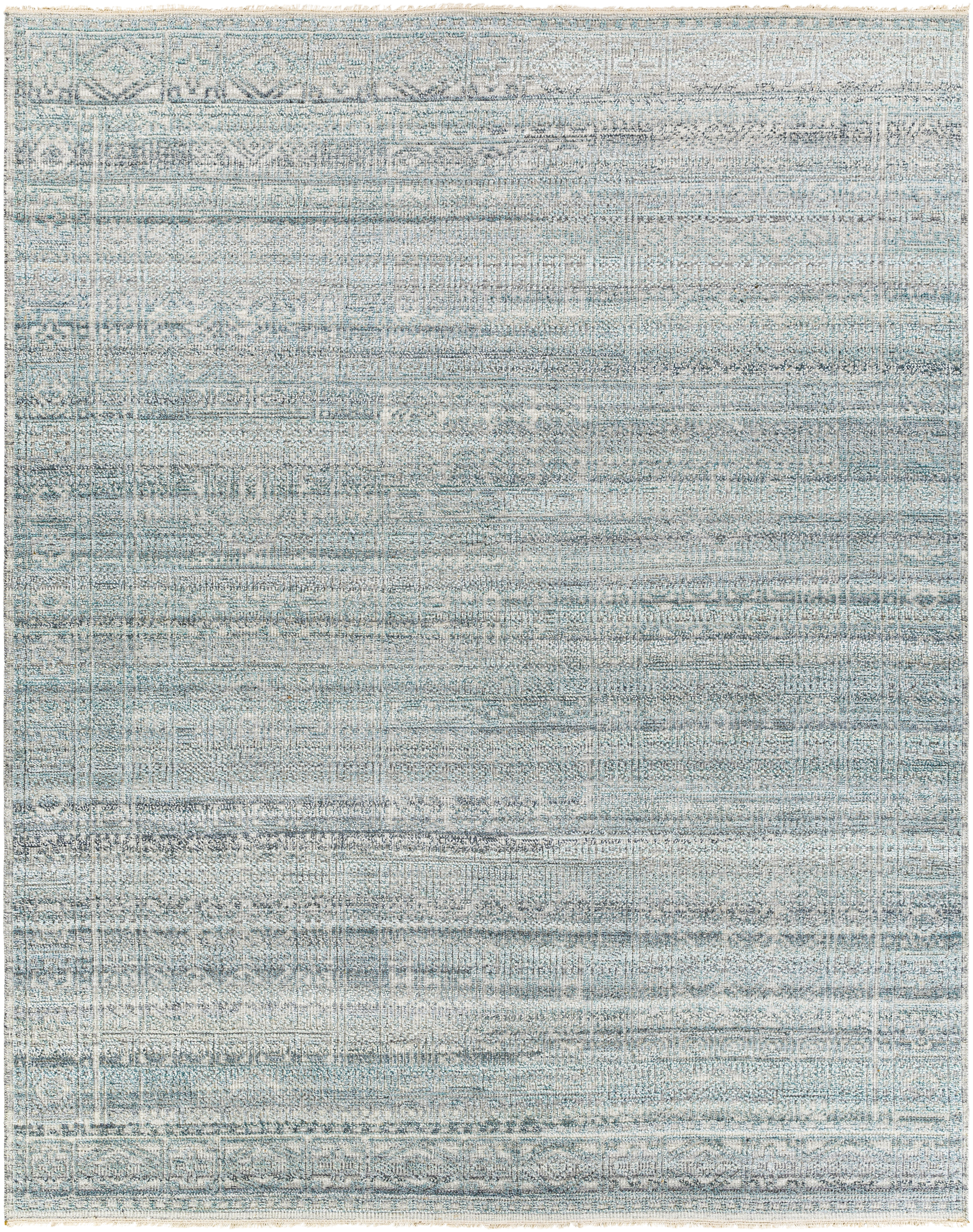 Hollis 120 X 96 inch Teal Rug, Rectangle