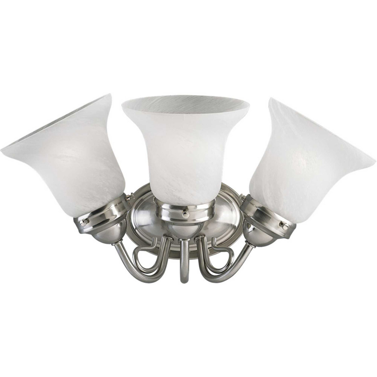 Lang 3 Light 16.25 inch Brushed Nickel Bath Vanity Wall Light