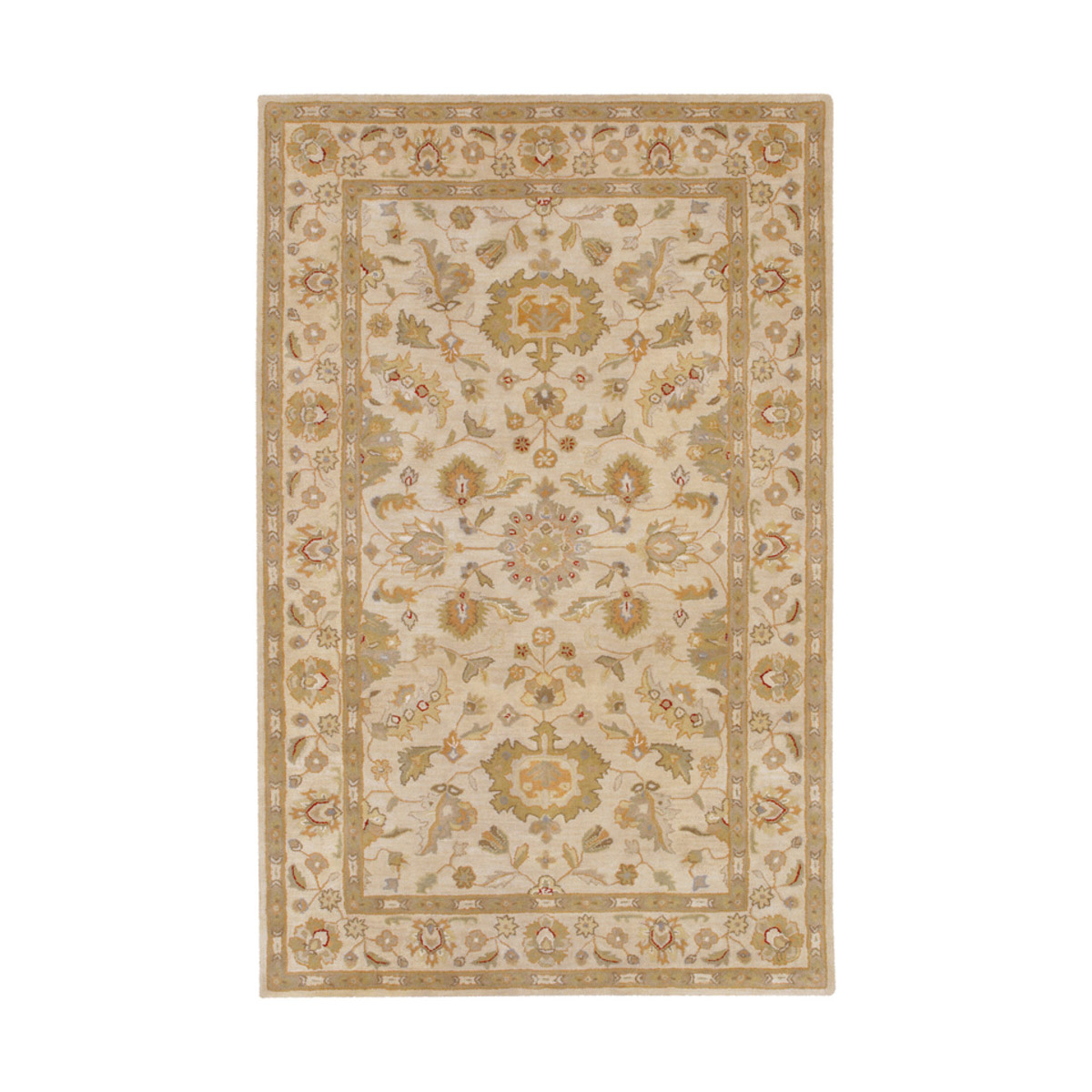 Cedric 96 X 60 inch Beige/Camel/Wheat/Dark Red/Dark Brown/Olive/Taupe Rugs, Wool
