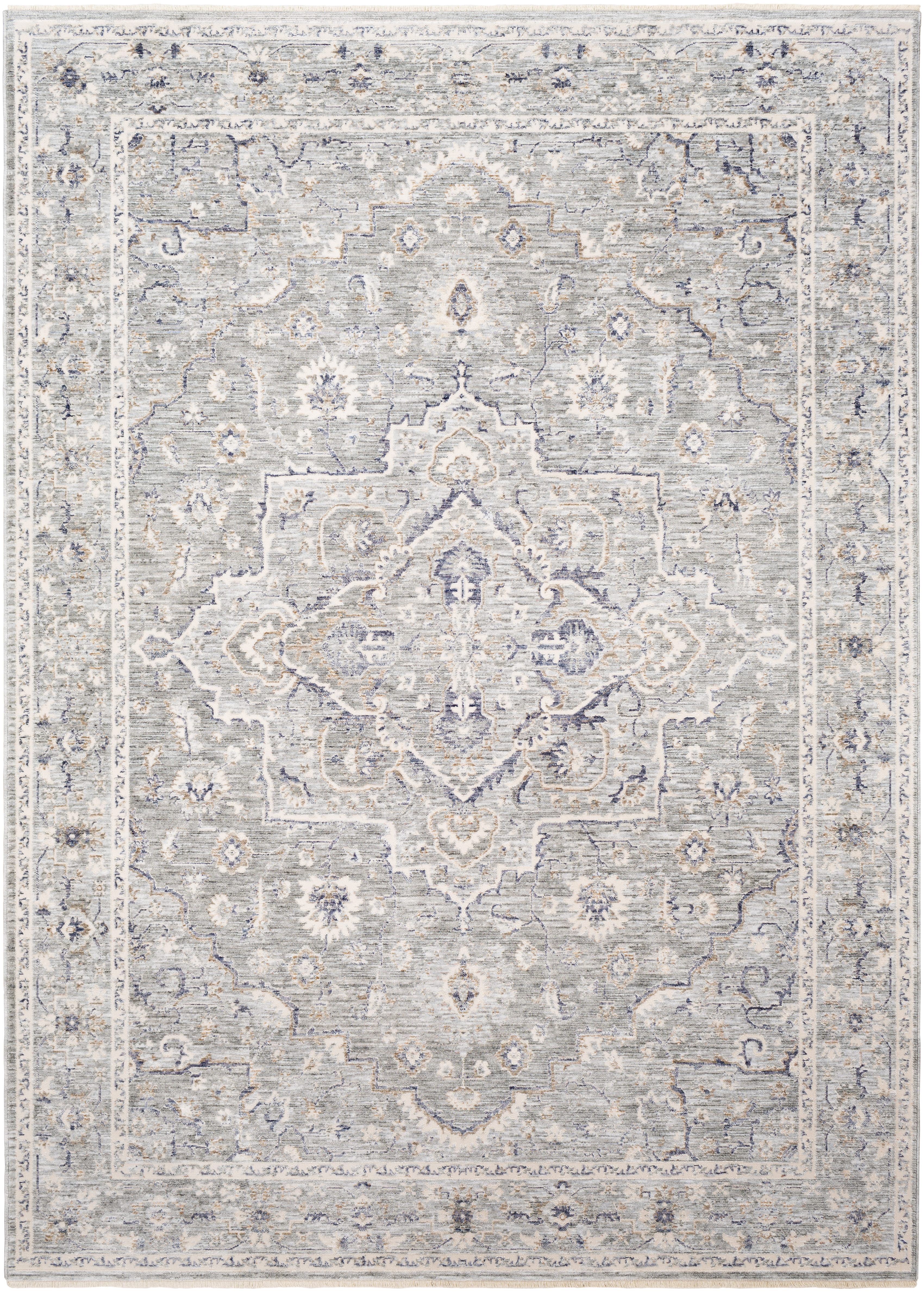 Eartha 98 X 60 inch Taupe Rug, Rectangle