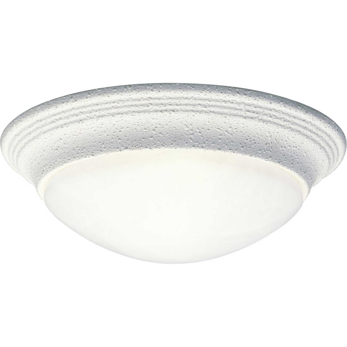 Lincoln 1 Light 11.5 inch White Flush Mount Ceiling Light
