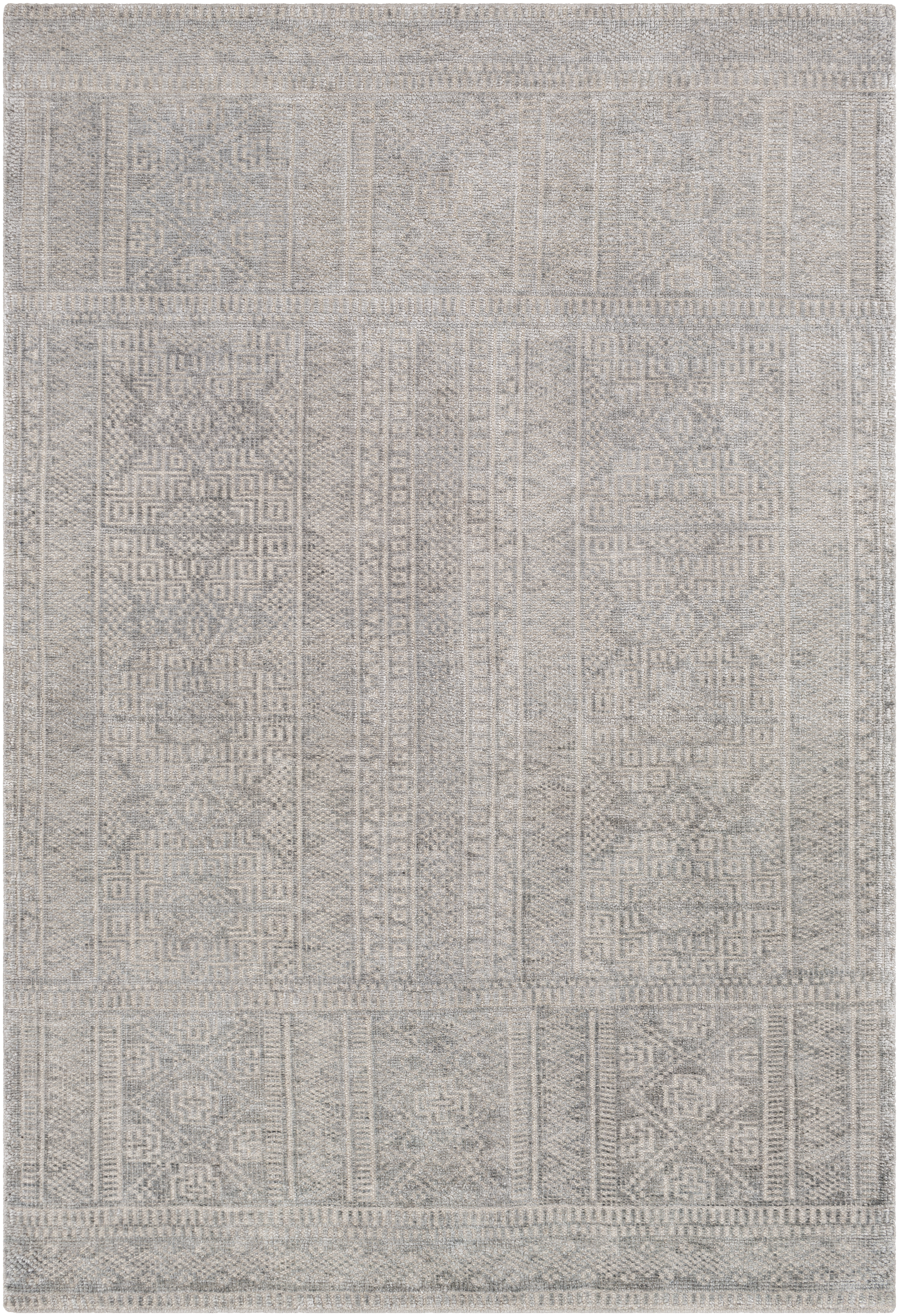 Sylvia 72 X 48 inch Gray Rug, Rectangle