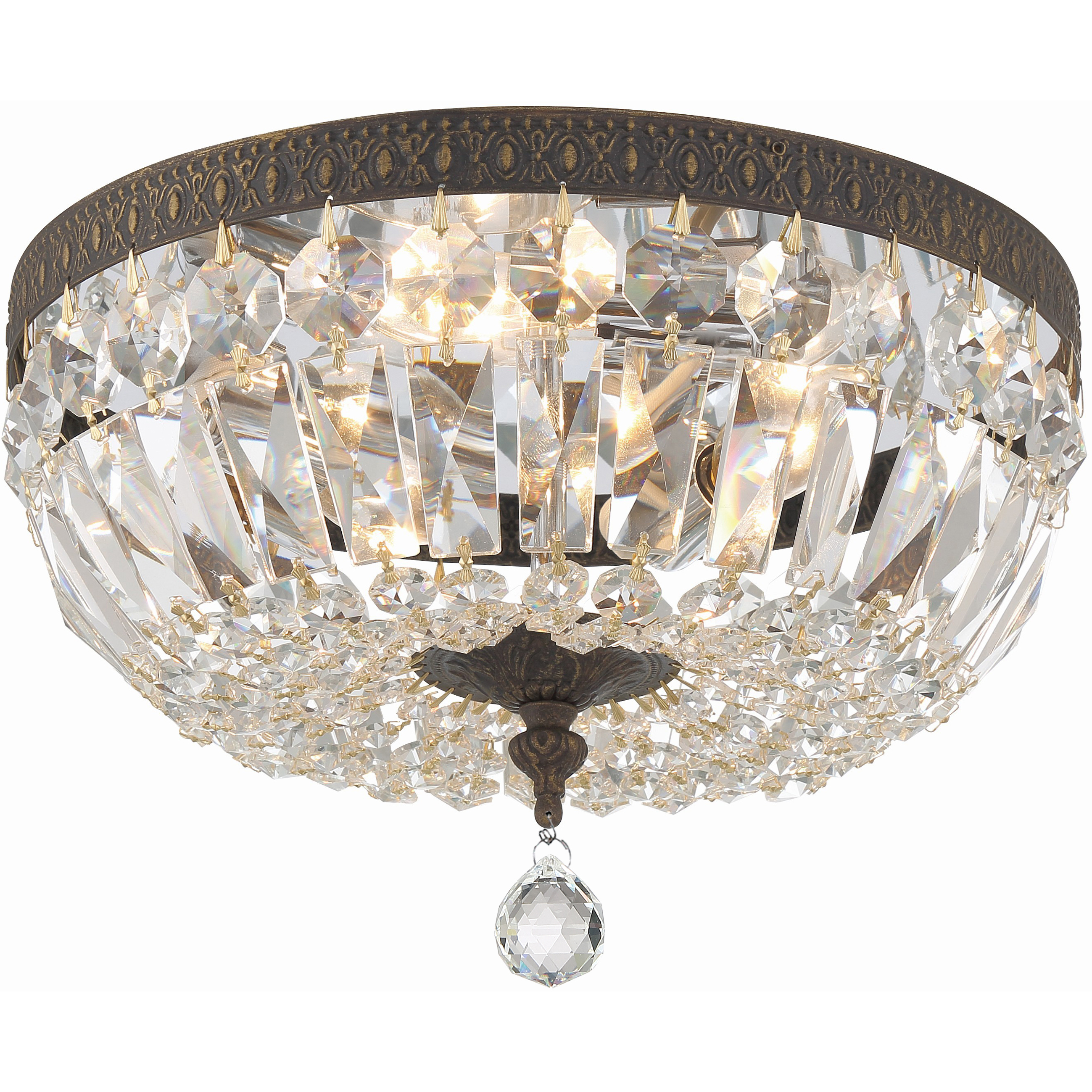 Rawson 3 Light 12 inch Bronze Ceiling Mount Ceiling Light