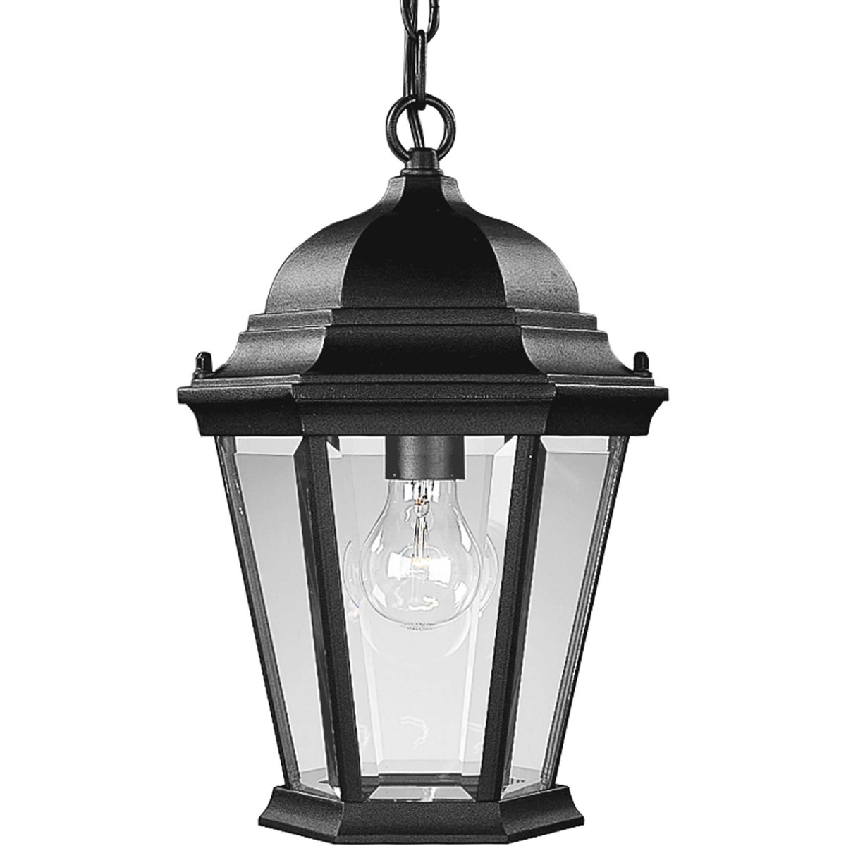 Dover 1 Light 9.38 inch Textured Black Outdoor Hanging Lantern