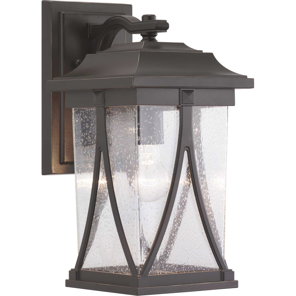 Luce 1 Light 16 inch Antique Bronze Outdoor Wall Lantern, Medium