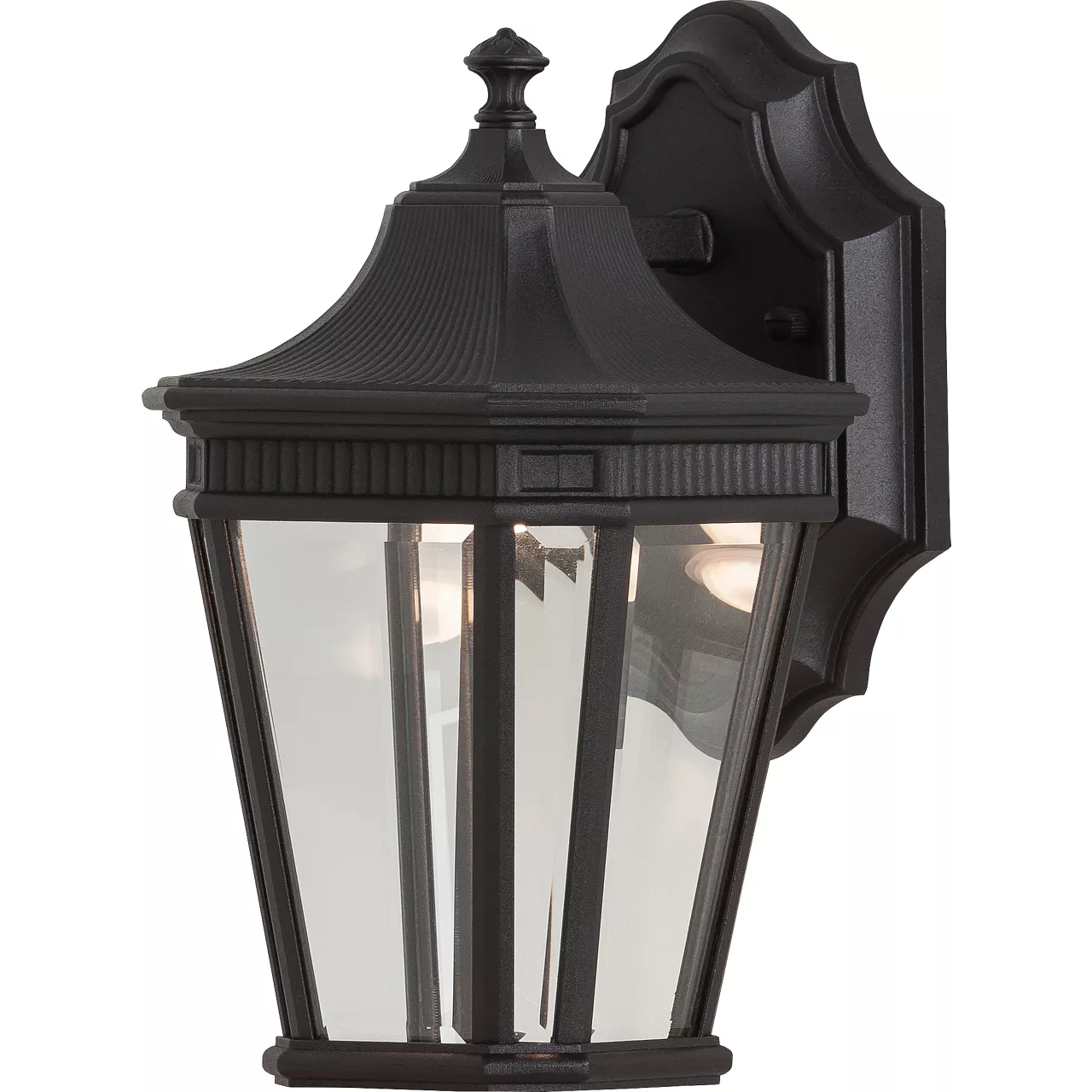 Quade 1 Light 11.5 inch Black Outdoor Wall Sconce