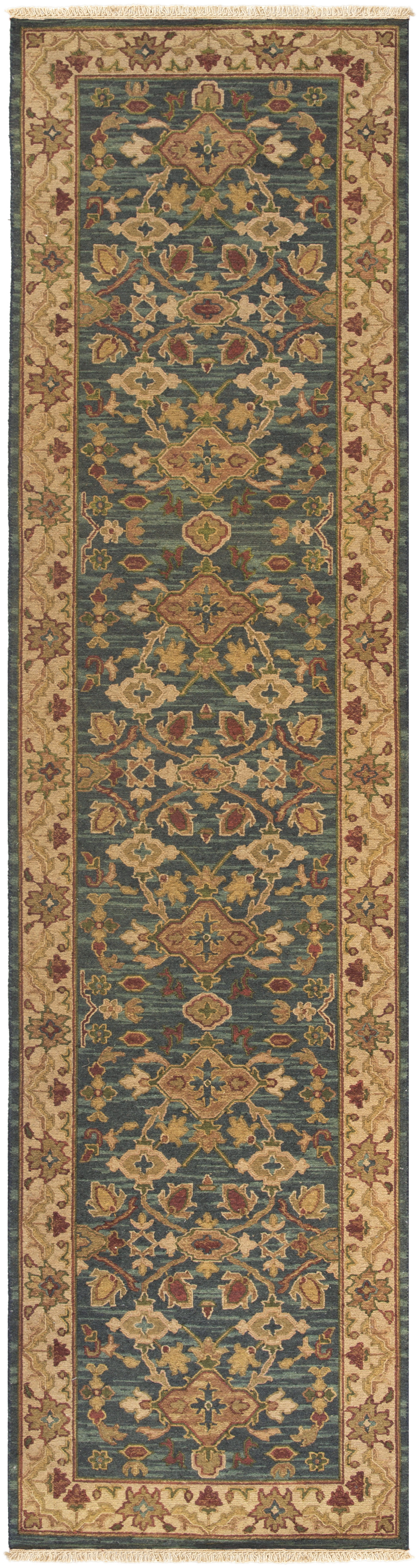 Nigel 120 X 30 inch Deep Teal Rug, Runner