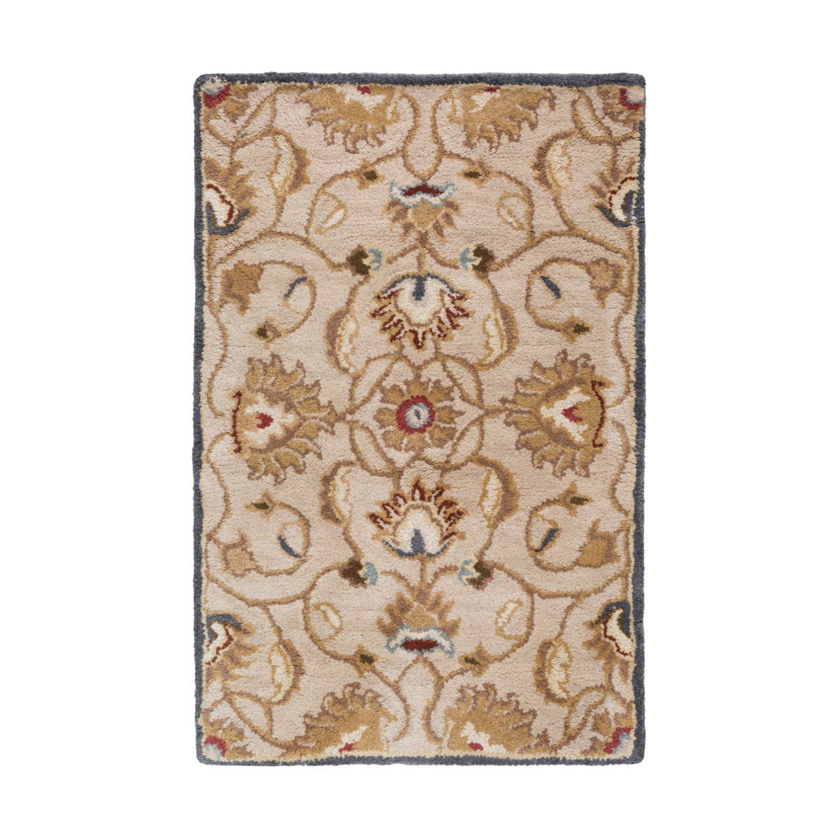 Edda 180 X 144 inch Butter/Tan/Burnt Orange/Camel/Charcoal Rugs, Wool