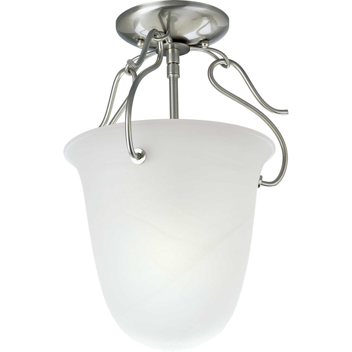 Lang 1 Light 10.5 inch Brushed Nickel Foyer Pendant Ceiling Light