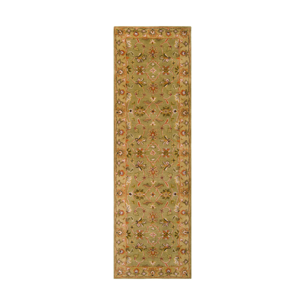 Cedric 96 X 30 inch Camel/Khaki/Ivory/Dark Brown Rugs, Wool