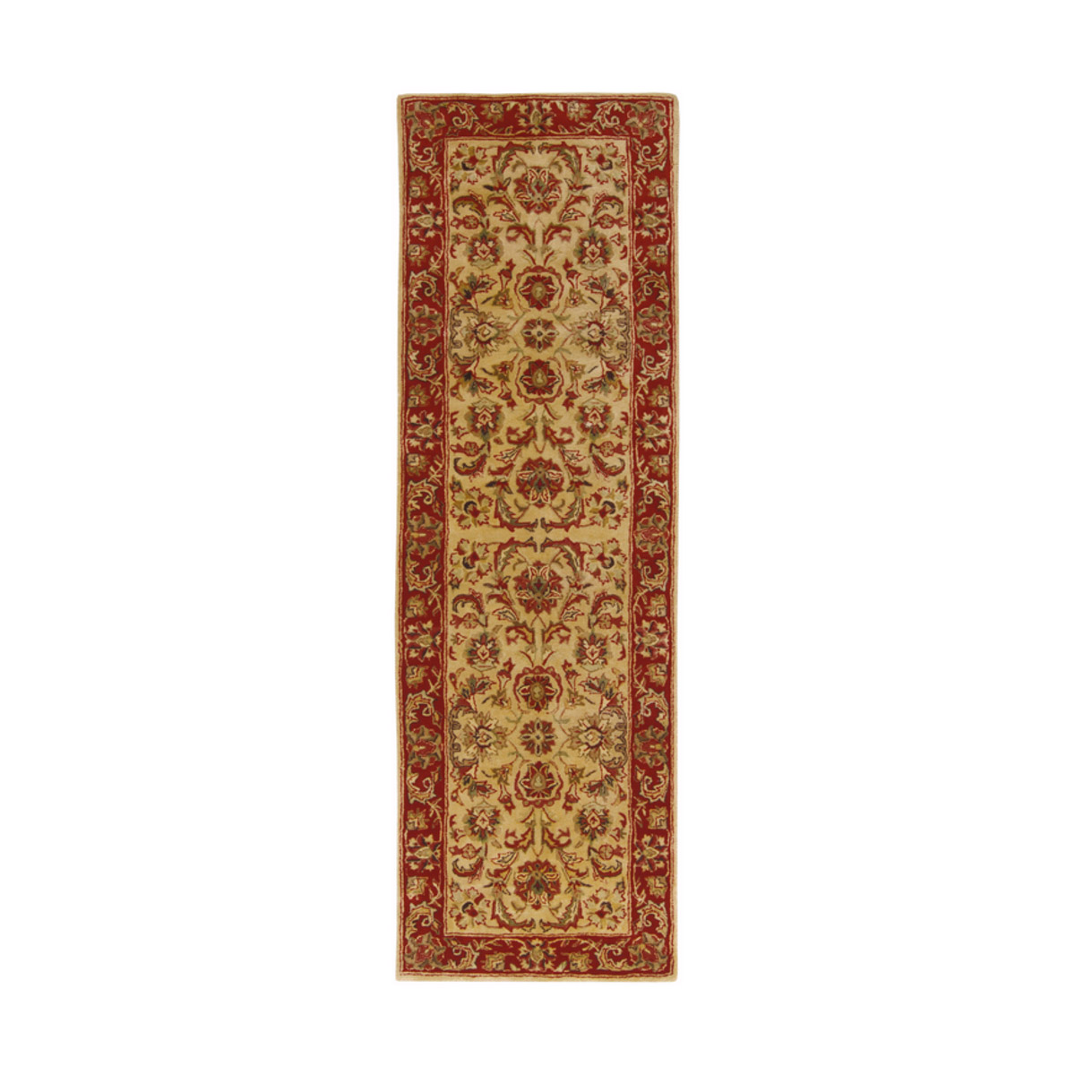 Beverly 96 X 30 inch Burgundy/Tan/Camel/Dark Brown/Khaki Rugs, Wool