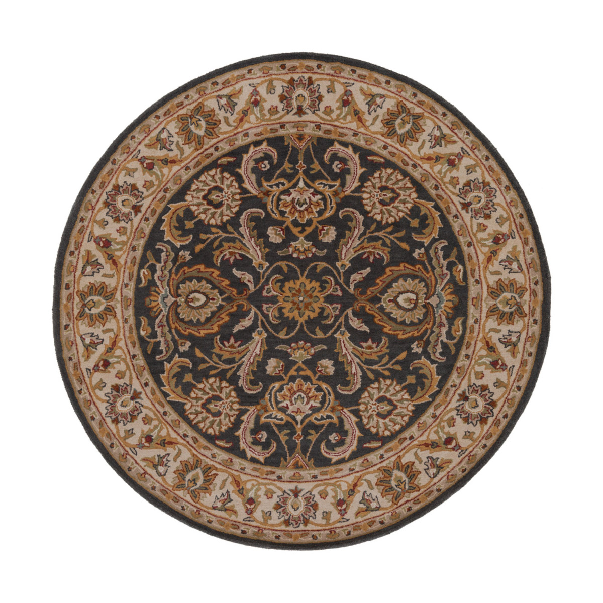 Arlo 42 X 42 inch Deep Teal Rug, Round