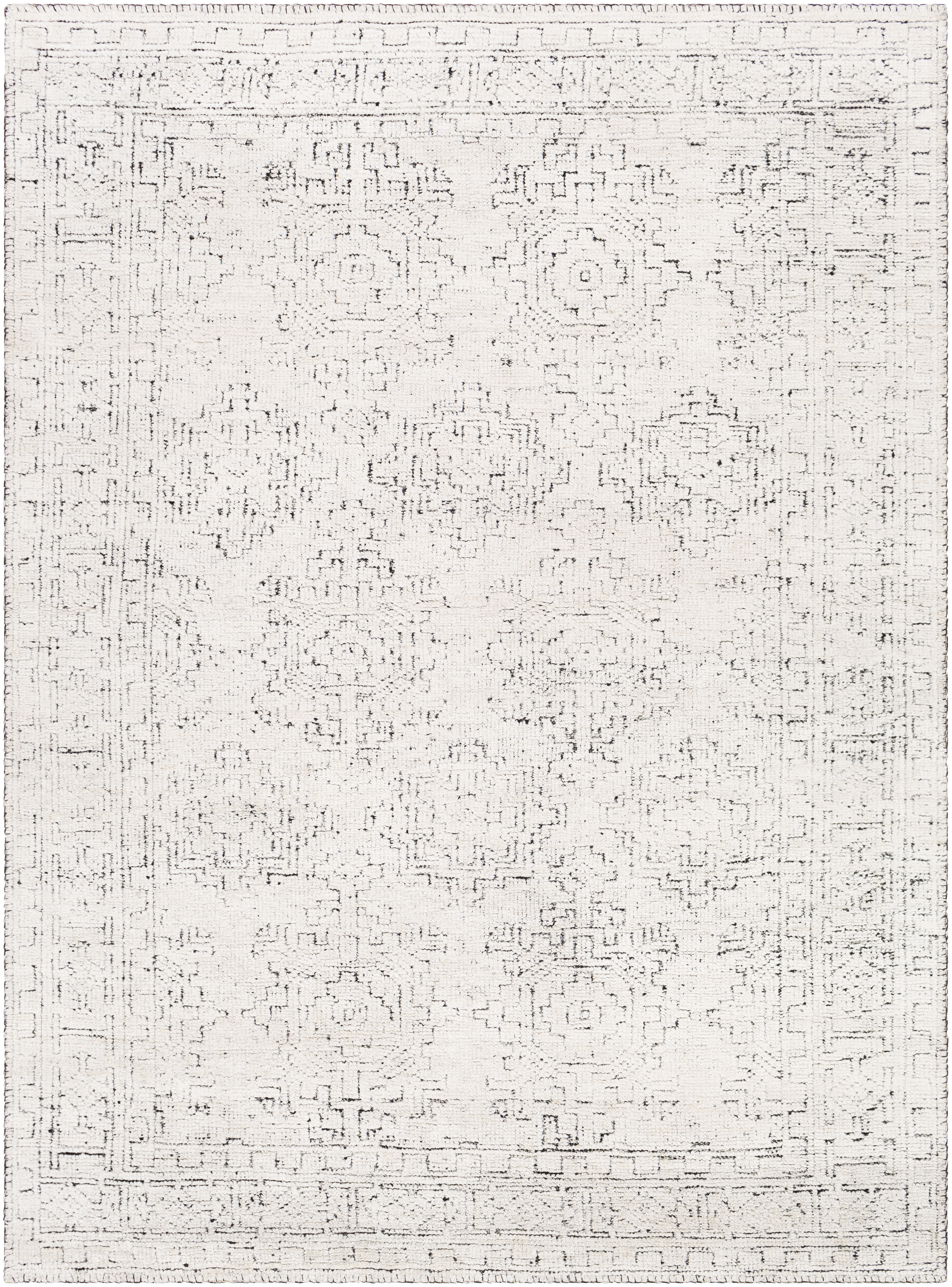Hamish 72 X 48 inch Black Rug, Rectangle