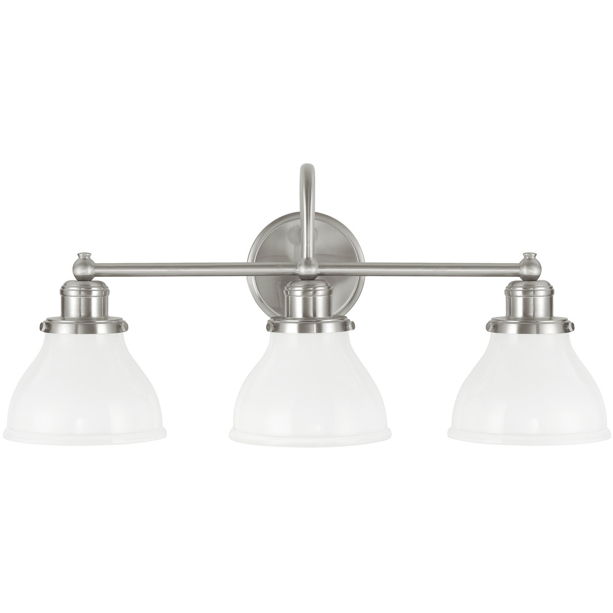 Felix 3 Light 24 inch Brushed Nickel Vanity Light Wall Light