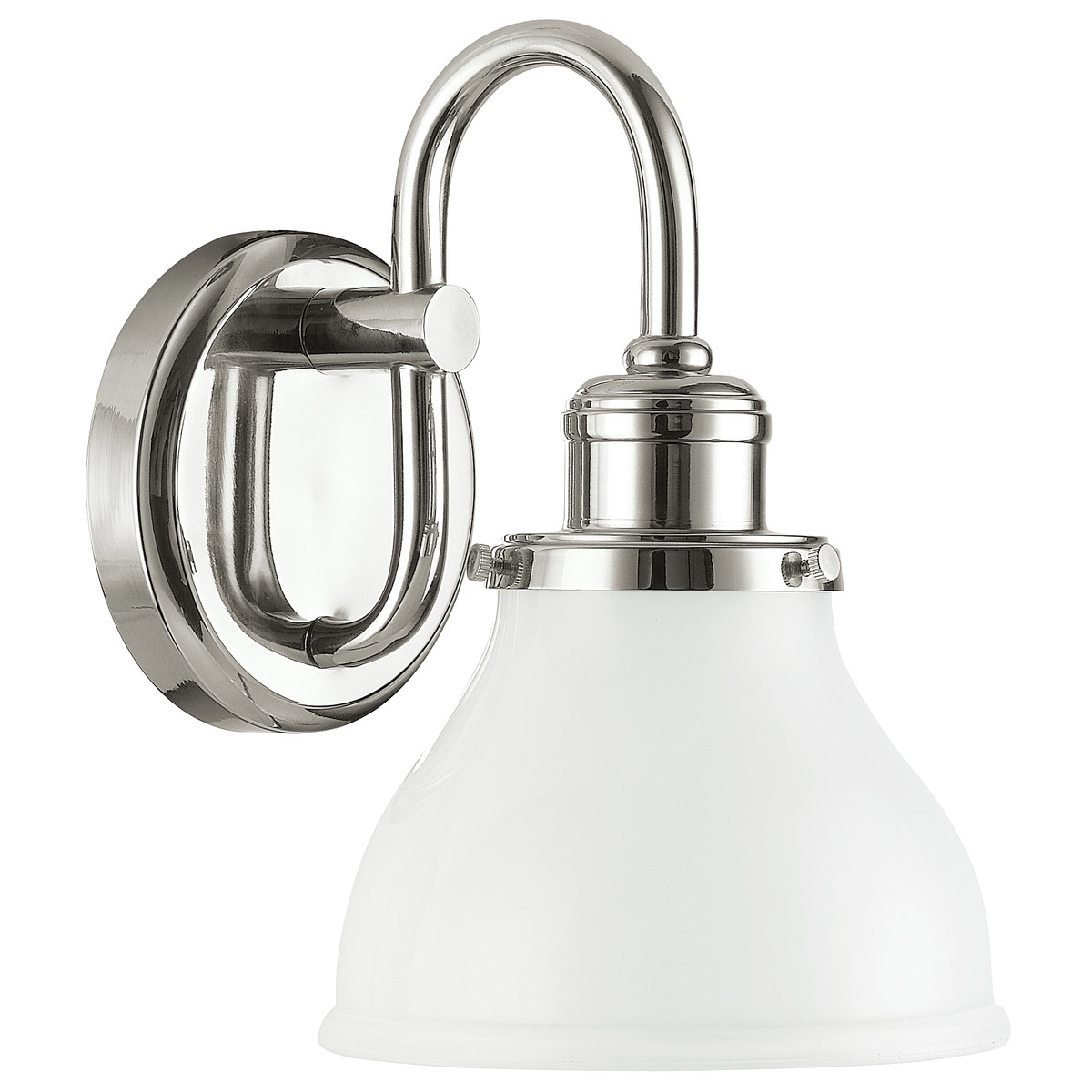 Felix 1 Light 7 inch Polished Nickel Sconce Wall Light