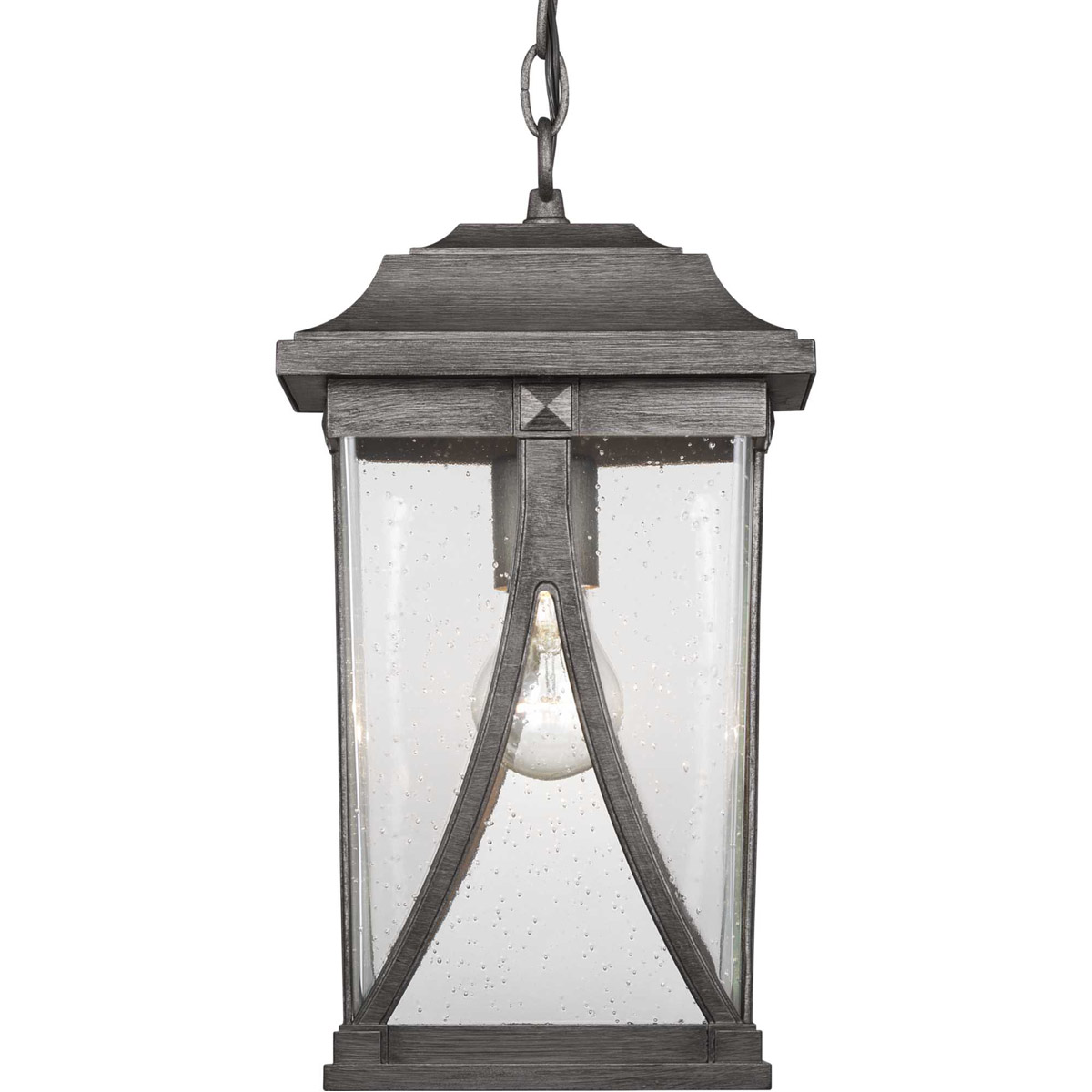 Luce 1 Light 8.25 inch Antique Pewter Outdoor Hanging Lantern