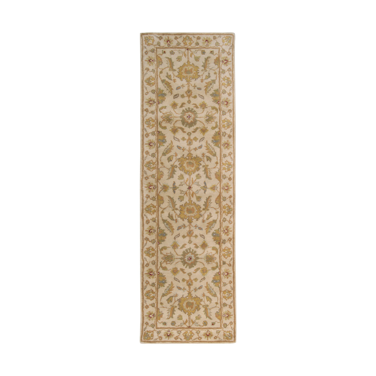 Cedric 96 X 30 inch Beige/Camel/Wheat/Dark Red/Dark Brown/Olive/Taupe Rugs, Wool