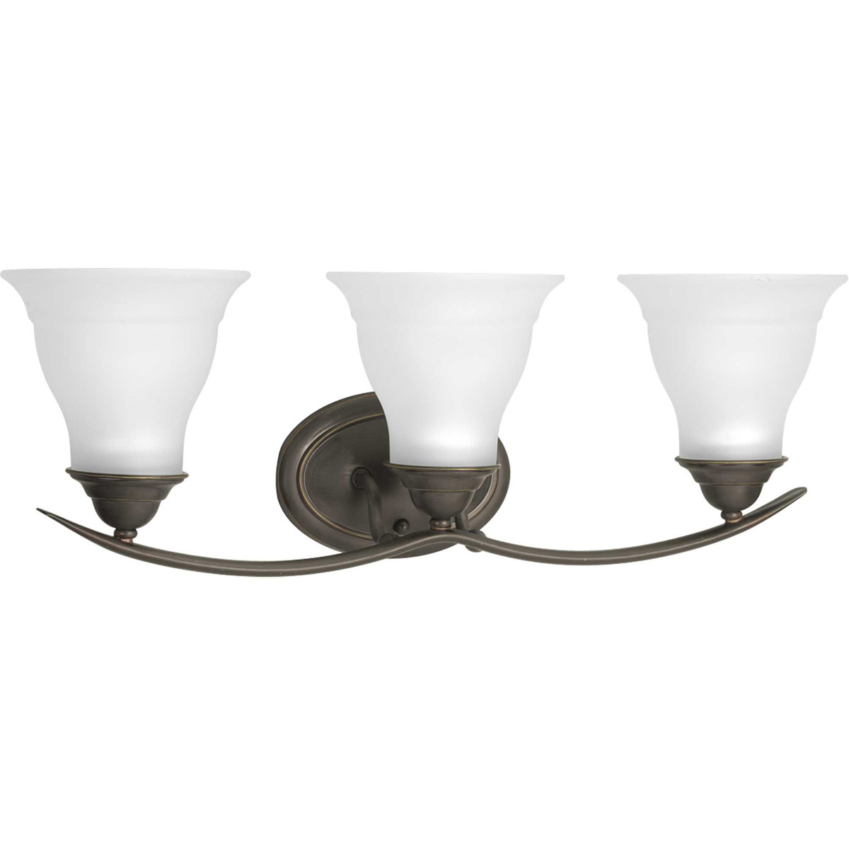 Nerissa 3 Light 24 inch Antique Bronze Bath Vanity Wall Light