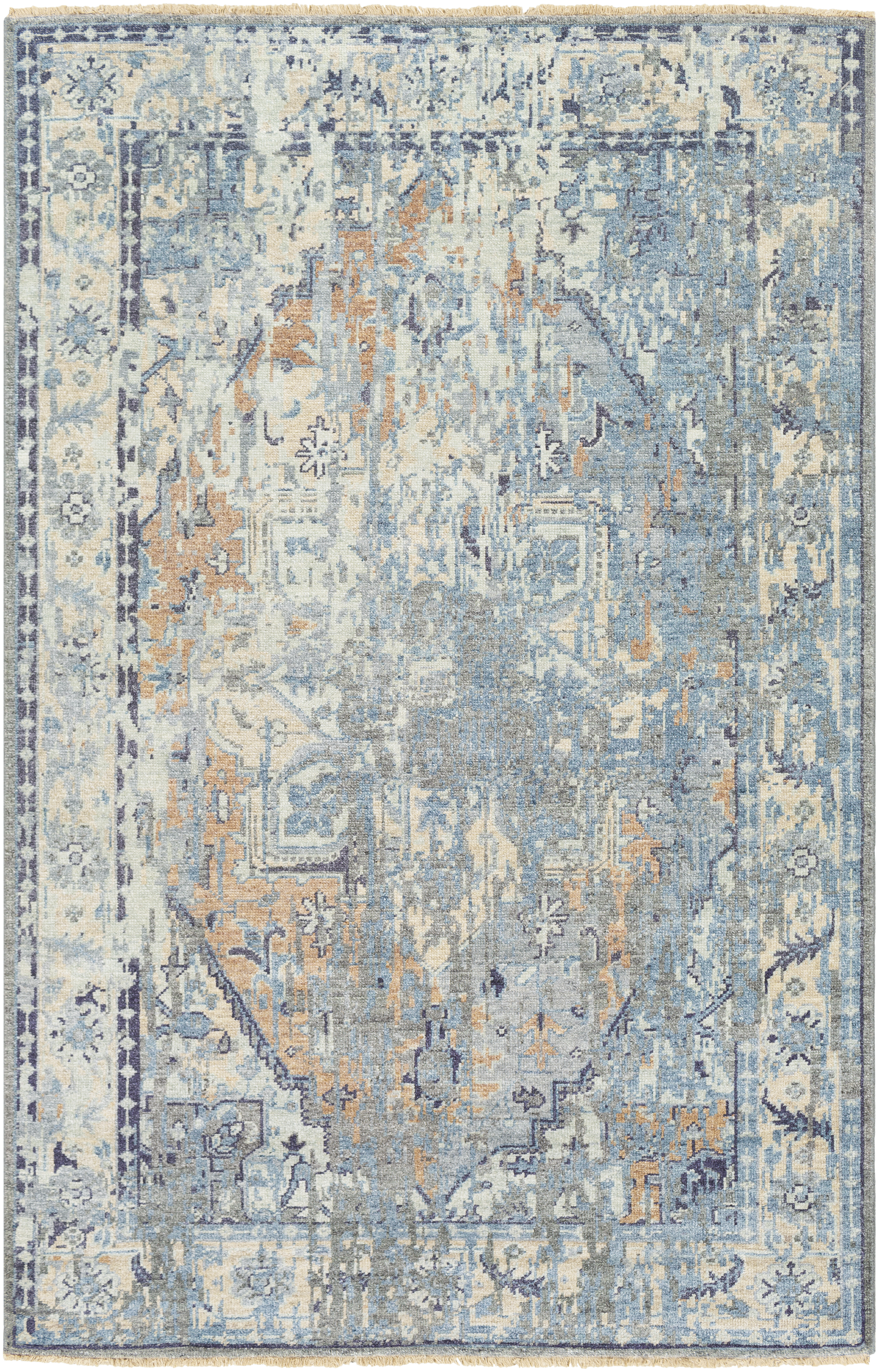 Nero 168 X 120 inch Blue Rug, Rectangle